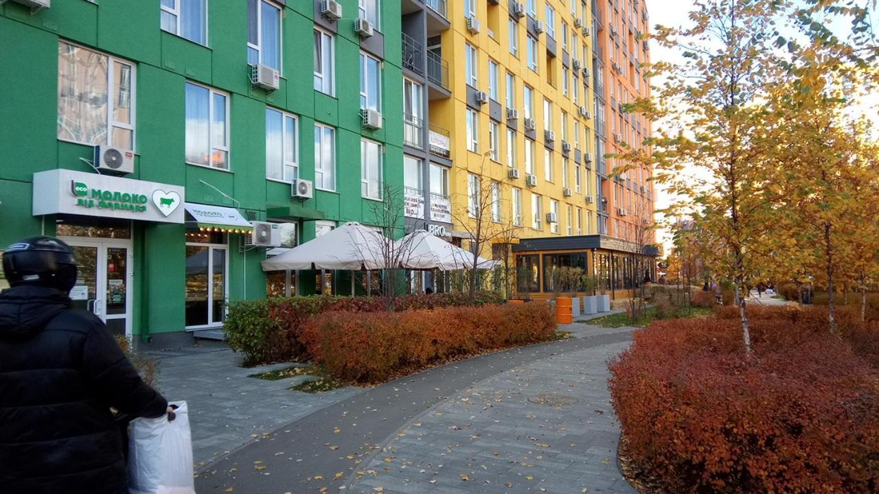 Positive Smile Studio Apartment In The Colorful Comfort Town Residental Complex. Kt-06. Κίεβο Εξωτερικό φωτογραφία