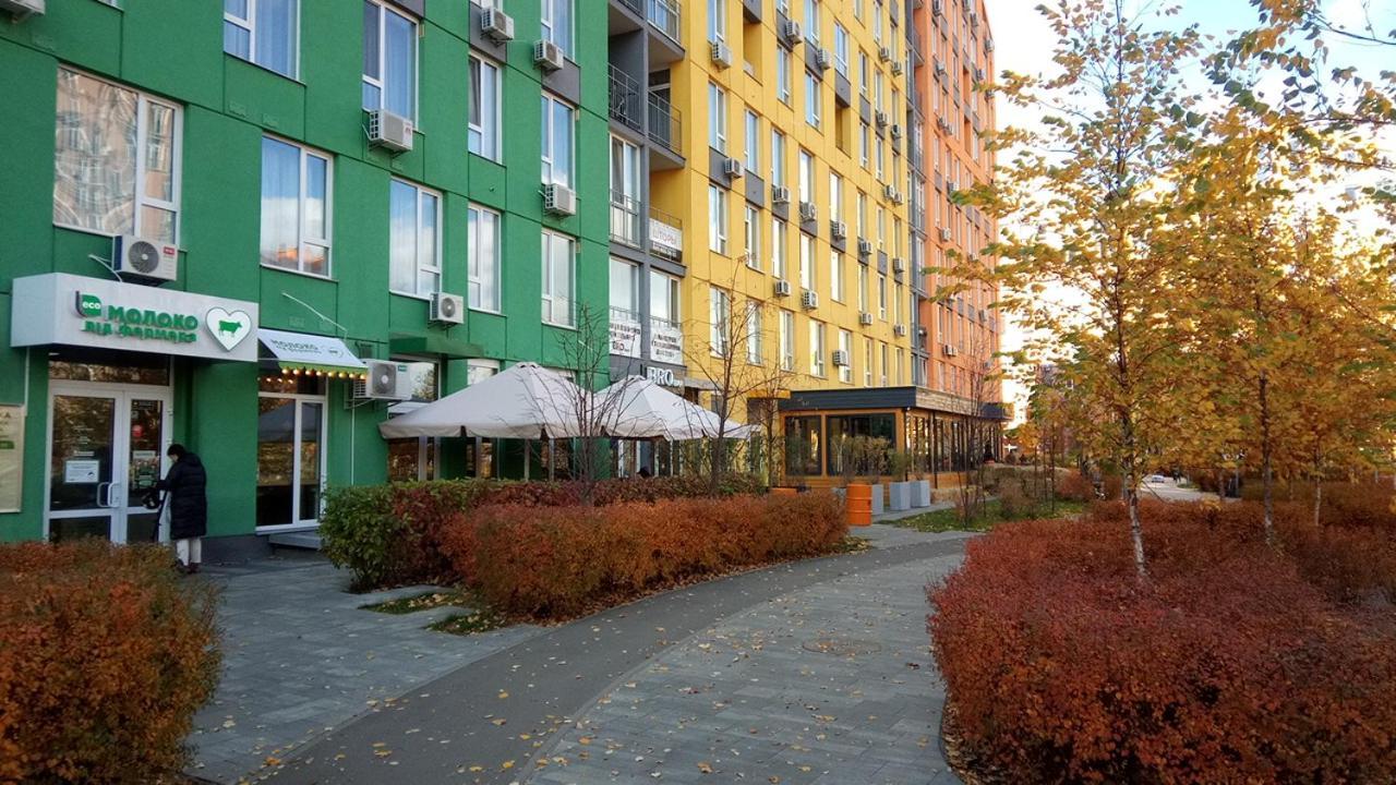 Positive Smile Studio Apartment In The Colorful Comfort Town Residental Complex. Kt-06. Κίεβο Εξωτερικό φωτογραφία